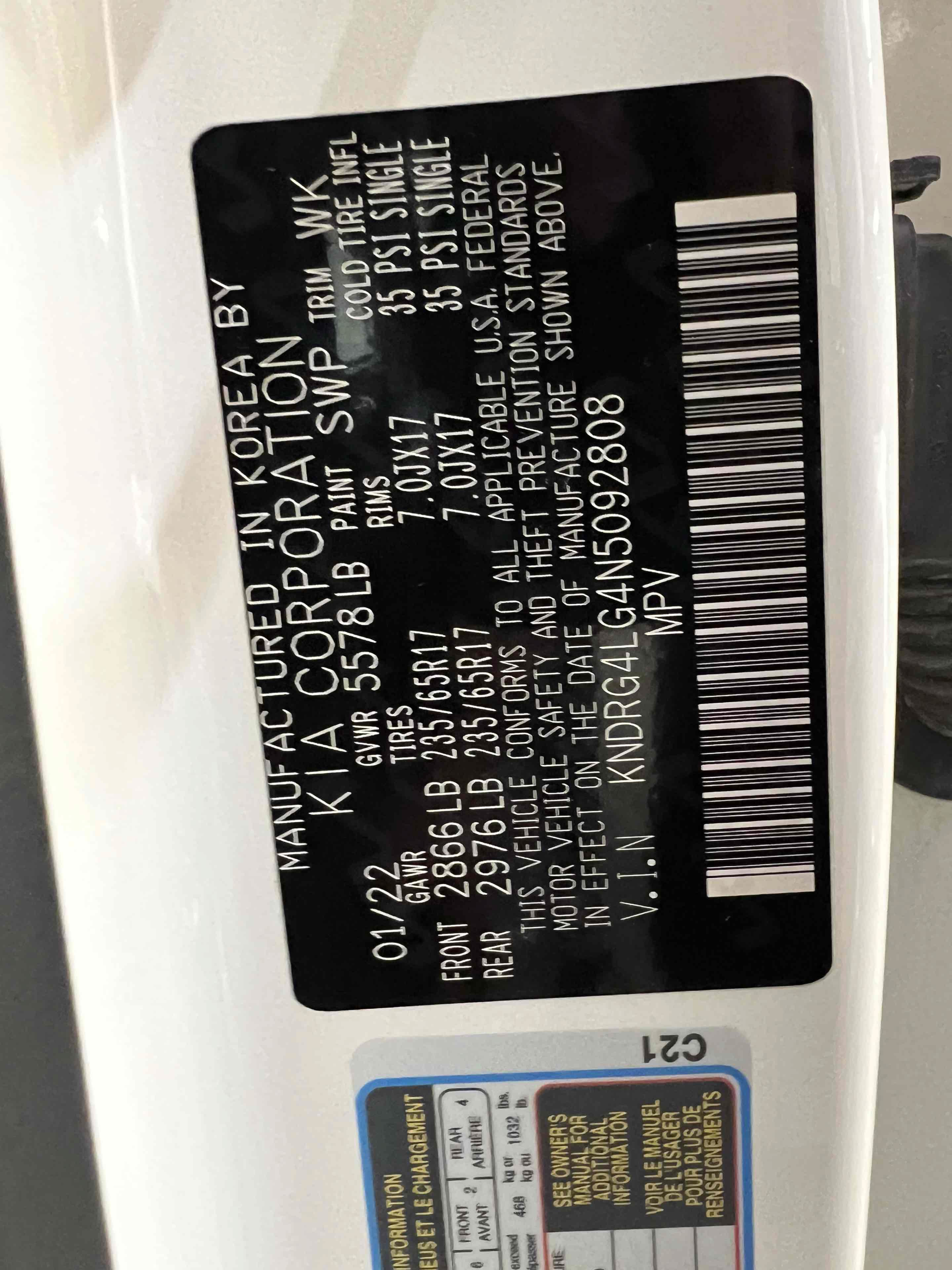 Used 2022 Kia Sorento S FWD image 12