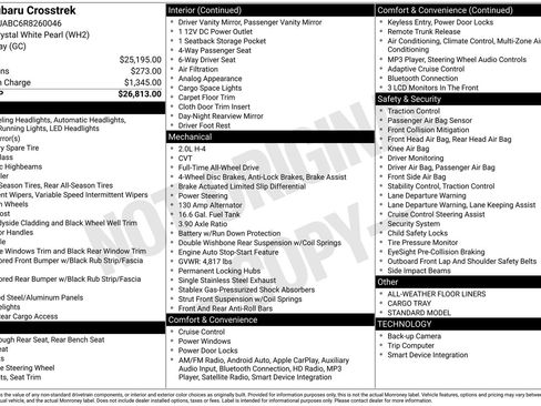 Used 2024 Subaru Crosstrek 2.0i image 37