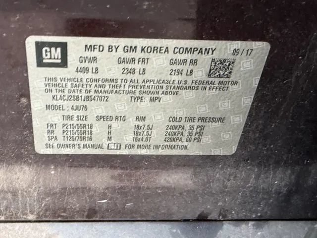 Used 2018 Buick Encore Sport Touring AWD/4WD image 16