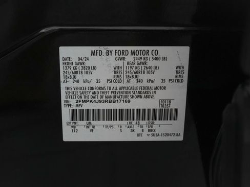 Certified 2024 Ford Edge SEL w/ Convenience Package AWD/4WD image 23