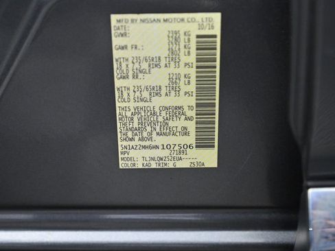 Used 2017 Nissan Murano SV w/ Visibility Package image 34