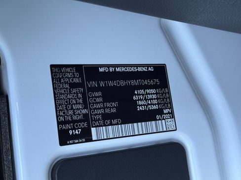 Used 2021 Mercedes-Benz Sprinter 2500 w/ Charging Package, Dashboard image 36