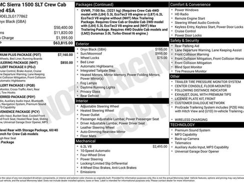 Used 2020 GMC Sierra 1500 SLT w/ SLT Premium Plus Package image 2