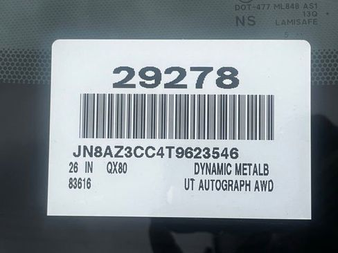 New 2026 INFINITI QX80 Autograph image 37