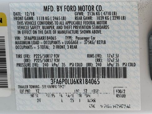 Used 2019 Ford Fusion SE image 42