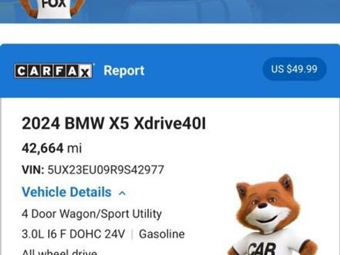 Used 2024 BMW X5 xDrive40i w/ M Sport Package AWD/4WD image 6