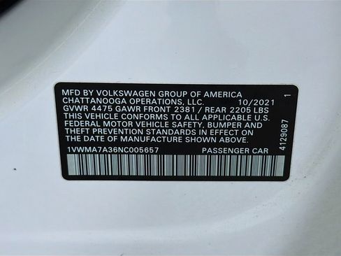 Used 2022 Volkswagen Passat 2.0T R-Line image 35