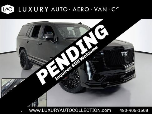 Used 2023 Cadillac Escalade V w/ LPO, ONYX Package AWD/4WD image 1