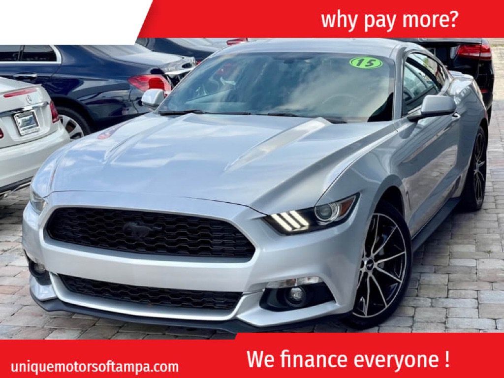 Used 2015 Ford Mustang Coupe w/ Wheel & Stripe Package RWD image 1