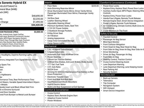 New 2026 Kia Sorento EX w/ EX Premium Package image 6