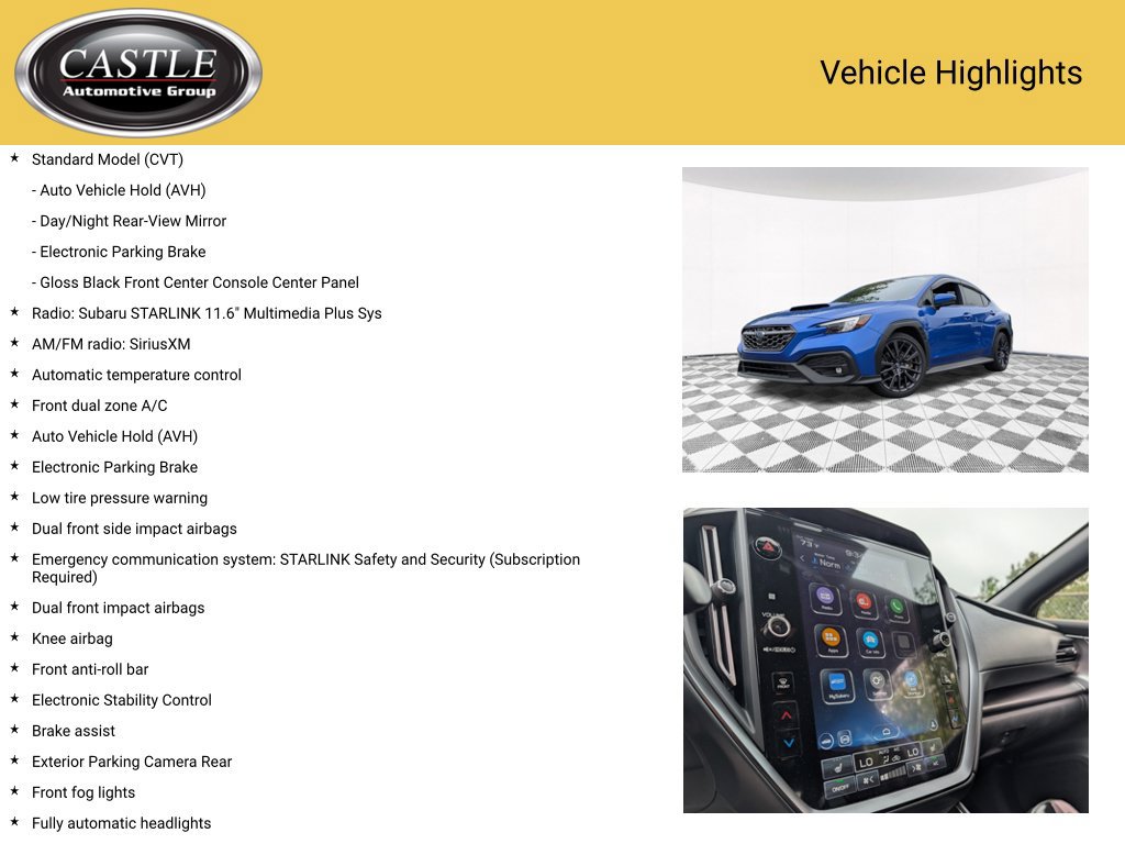Certified 2023 Subaru WRX Premium AWD/4WD image 4