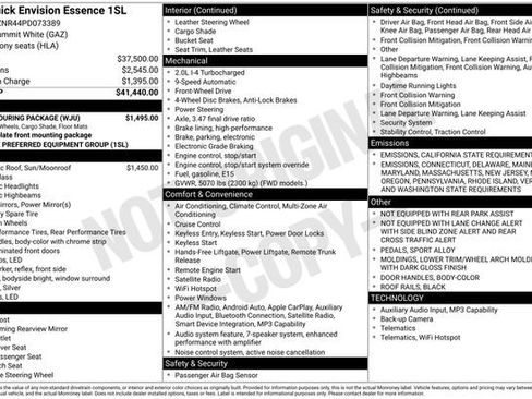 Certified 2023 Buick Envision Essence w/ Sport Touring Package image 43