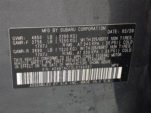 Used 2020 Subaru Outback Premium image 34