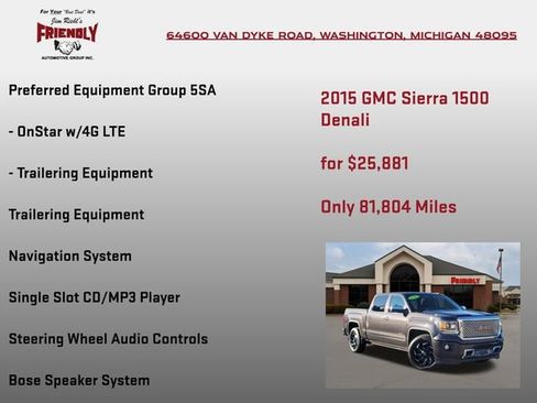 Used 2015 GMC Sierra 1500 Denali image 30