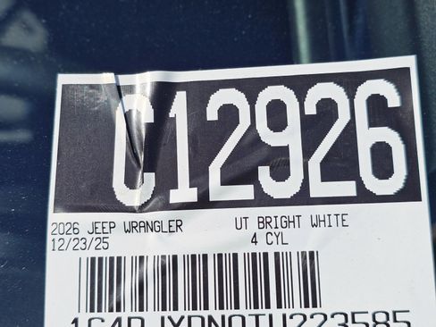 New 2026 Jeep Wrangler Sport image 10