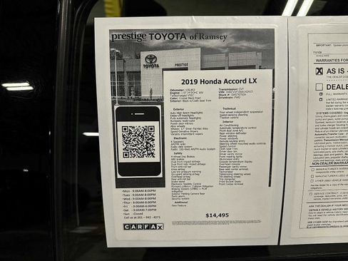 Used 2019 Honda Accord LX image 13