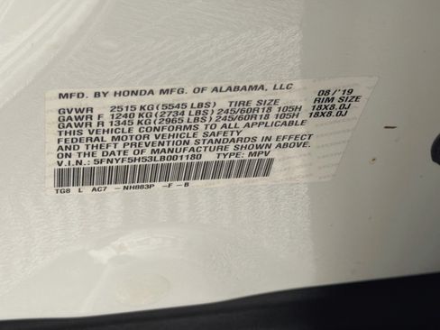 Used 2020 Honda Pilot EX-L image 12