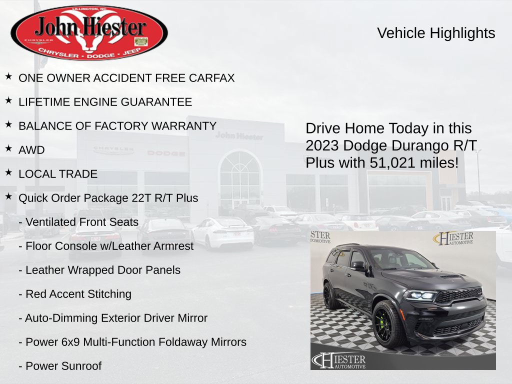 Used 2023 Dodge Durango R/T w/ Tow 'N Go Package AWD/4WD image 6