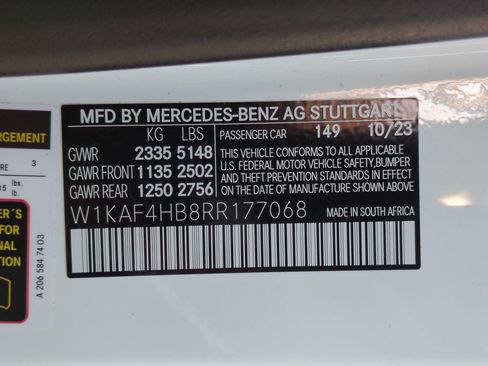 Certified 2024 Mercedes-Benz C 300 4MATIC Sedan image 37