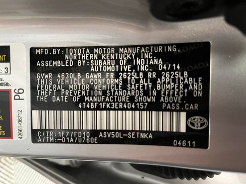 Used 2014 Toyota Camry LE FWD image 24