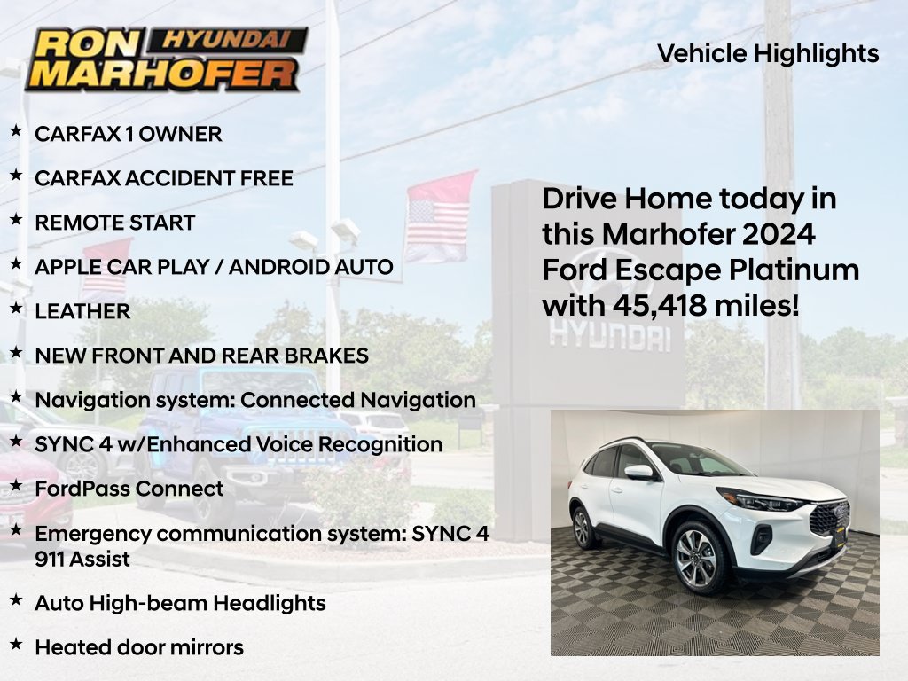 Used 2024 Ford Escape Platinum AWD/4WD image 14