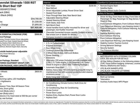 Certified 2023 Chevrolet Silverado 1500 RST w/ LPO, Dark Essentials Package image 11