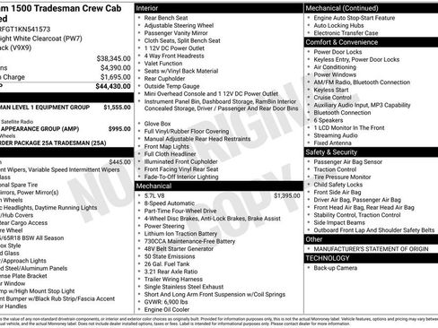 Used 2019 RAM 1500 Tradesman image 28