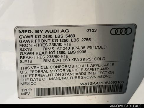 Used 2023 Audi Q5 2.0T Premium w/ Convenience Package AWD/4WD image 37