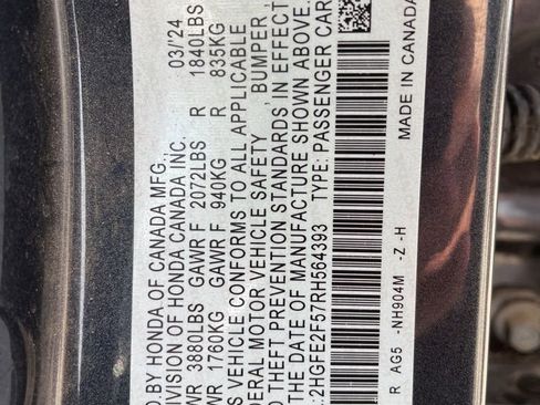 Used 2024 Honda Civic Sport image 11