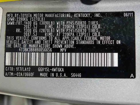 Used 2011 Toyota Venza AWD w/ Premium Pkg #2 image 31