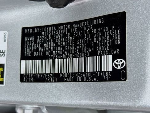 Certified 2024 Toyota Corolla LE FWD image 31