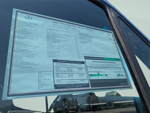 New 2025 Mercedes-Benz Sprinter 2500 image 12