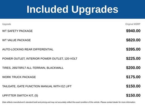 New 2026 Chevrolet Silverado 1500 W/T w/ WT Safety Package image 5