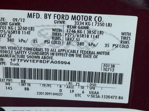 Used 2013 Ford F150 FX4 w/ Mid Equipment Group image 14