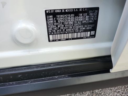 New 2026 Honda HR-V LX image 35