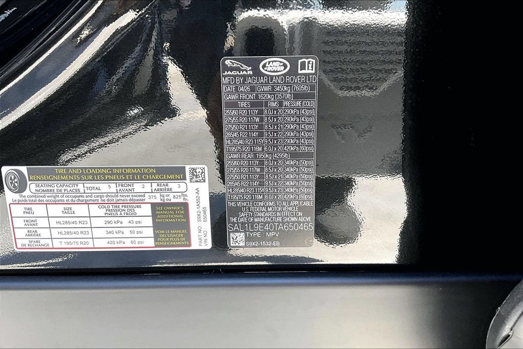 New 2026 Land Rover Range Rover Sport Dynamic SE AWD/4WD image 8