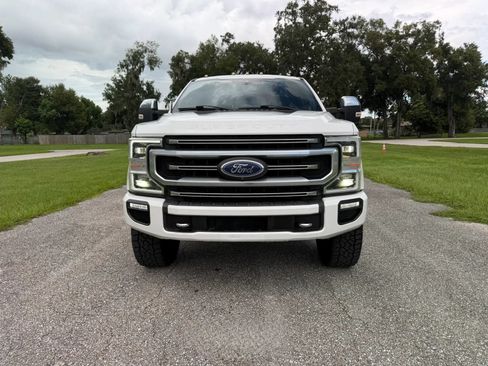 Used 2020 Ford F350 Platinum w/ Snow Plow Prep Package AWD/4WD image 2