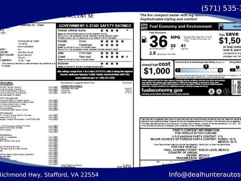 Used 2022 Hyundai Accent SE FWD image 1