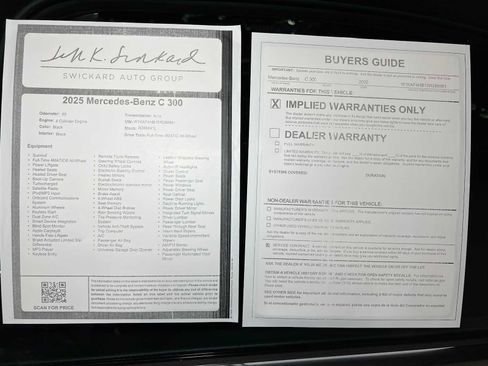 Used 2025 Mercedes-Benz C 300 4MATIC Sedan image 43