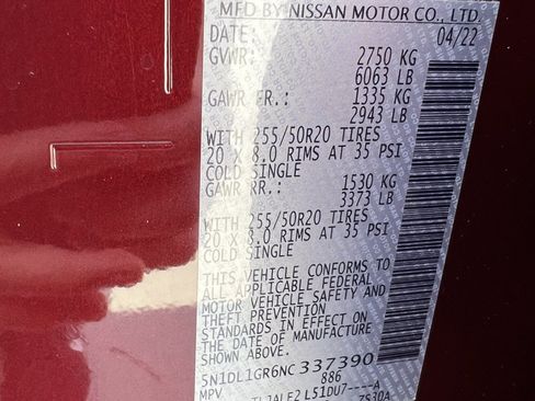Used 2022 INFINITI QX60 Sensory w/ Cargo Package FWD image 36