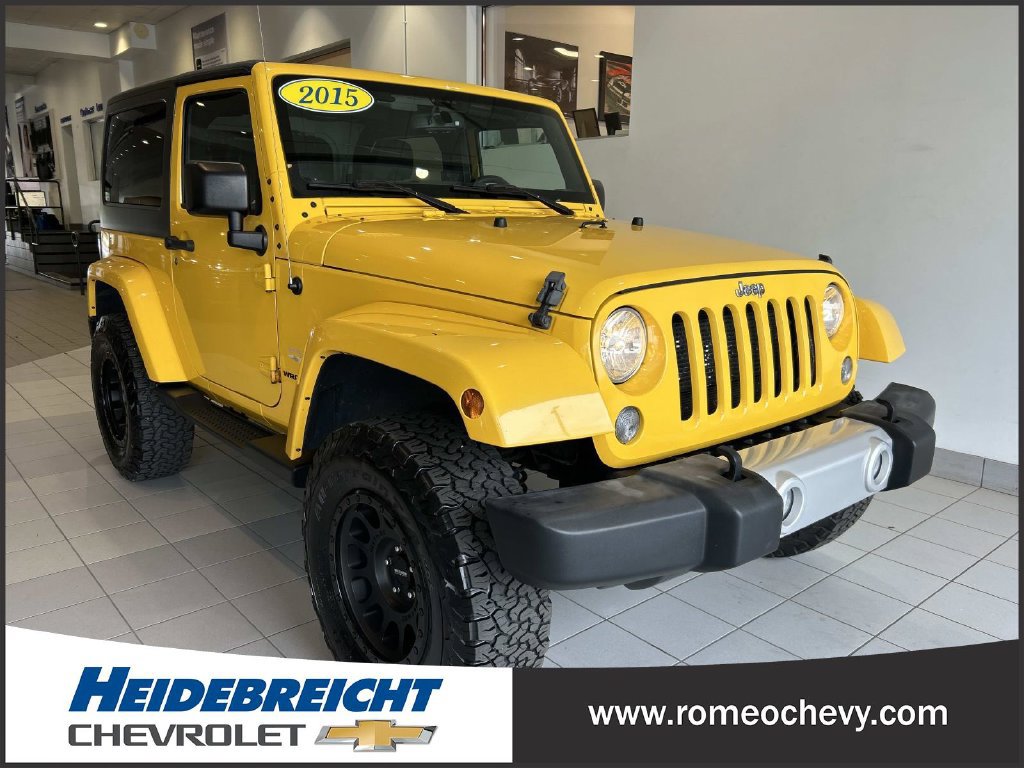 Used 2015 Jeep Wrangler Sahara w/ Connectivity Group AWD/4WD image 1