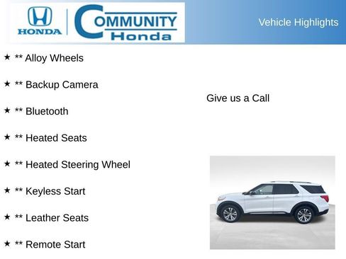 Used 2020 Ford Explorer Platinum w/ Premium Technology Package image 7