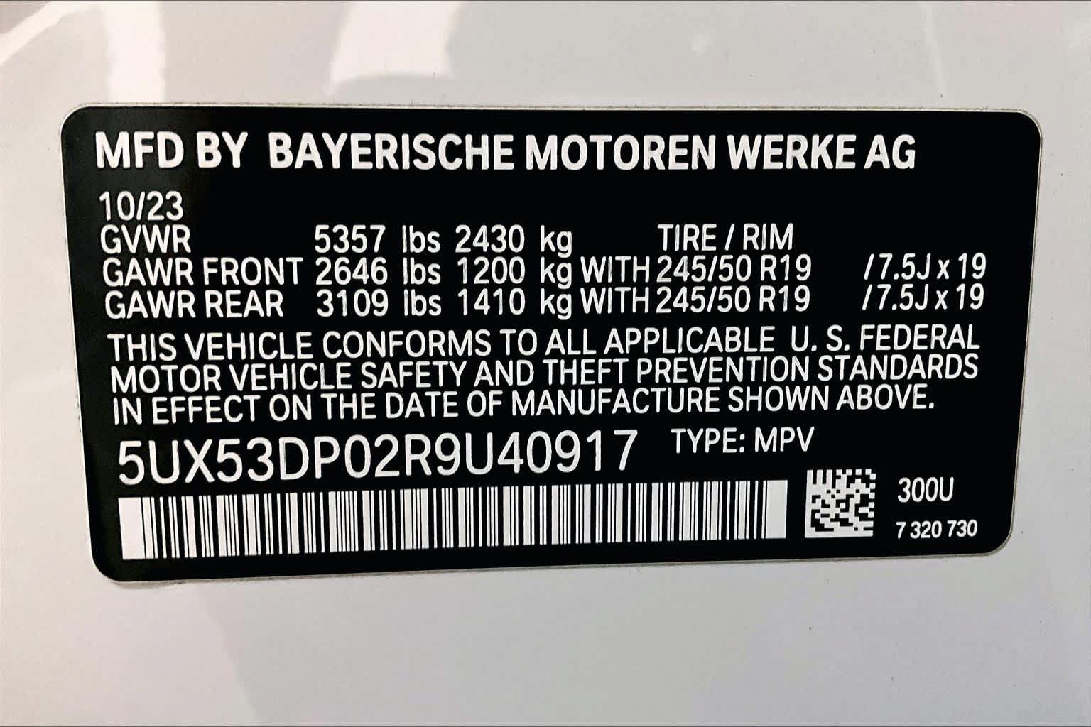 Used 2024 BMW X3 xDrive30i w/ Convenience Package AWD/4WD image 33