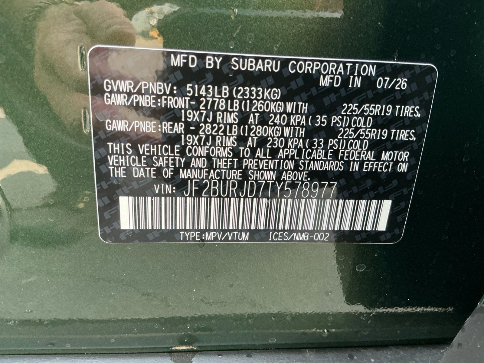 New 2026 Subaru Outback Touring XT AWD/4WD image 16