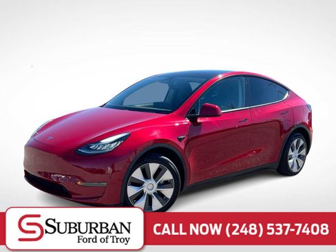 Used 2020 Tesla Model Y Long Range AWD/4WD image 1