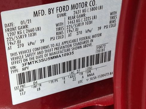 Used 2021 Ford Mustang Mach-E Premium w/ Equipment Group 301A image 28