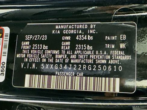 Used 2024 Kia K5 EX w/ EX Premium Package FWD image 39