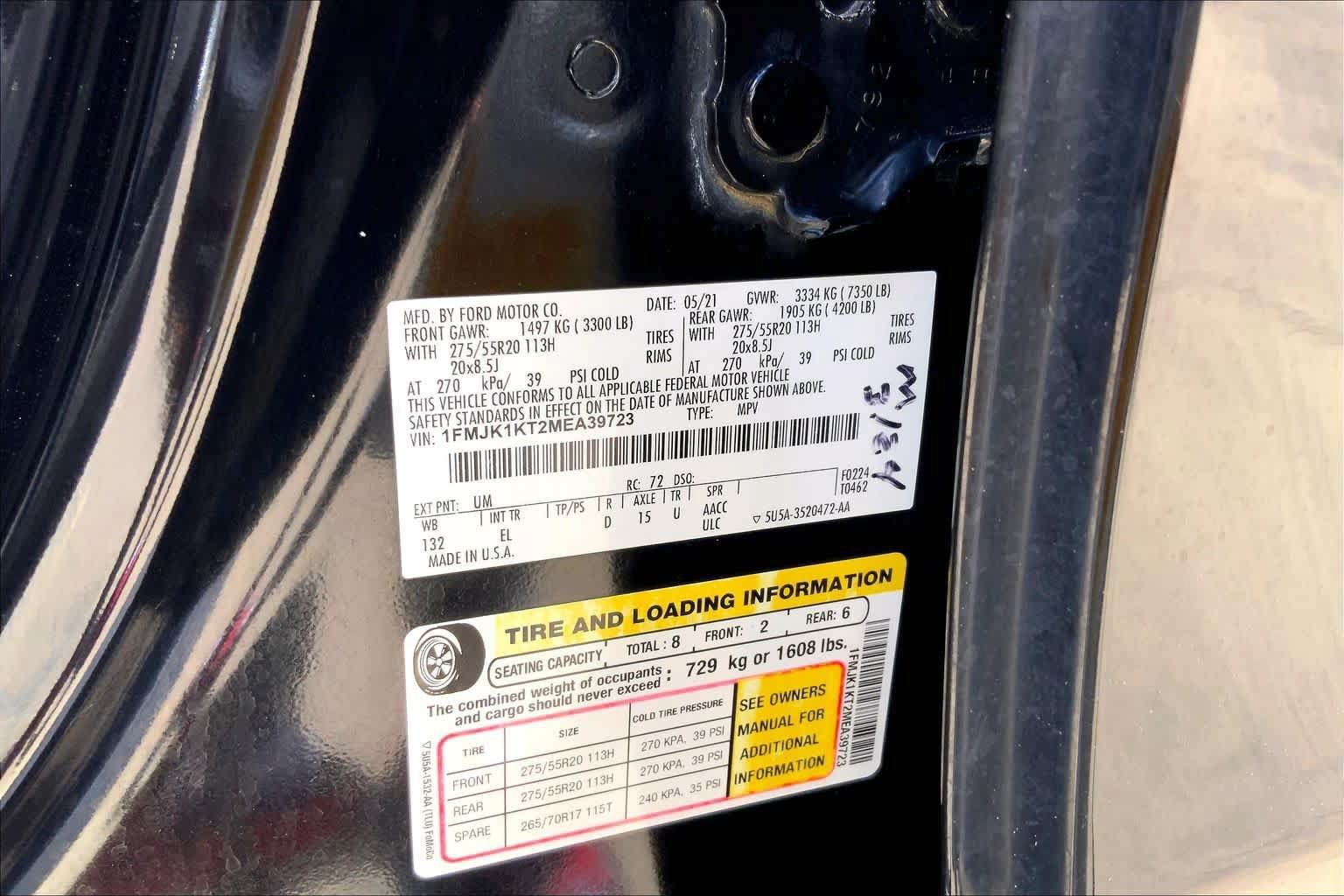 Used 2021 Ford Expedition Max Limited RWD image 34