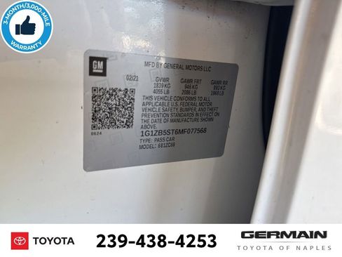 Used 2021 Chevrolet Malibu LS FWD image 24