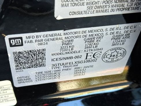 Used 2025 GMC Sierra 1500 AT4X AWD/4WD image 60
